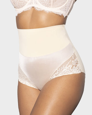 High-Waist Naadloze Kant Shaping Slip (3 Pack)