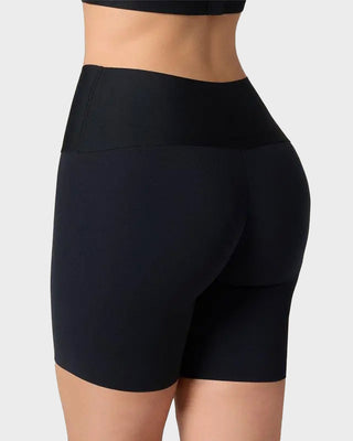 Lichtgewicht Slimming Yoga Shorts met Hoge Taille