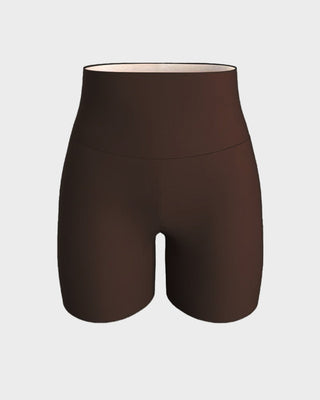 Lichtgewicht Slimming Yoga Shorts met Hoge Taille