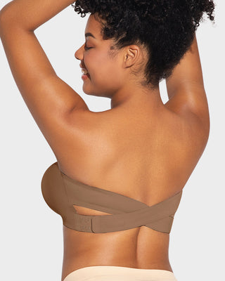 Anti-Slip Bandeau BH met Kruislingse Zijsluiting