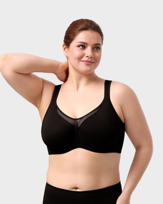 Plus Size Verkoelende Minimizer BH met Volledige Bedekking