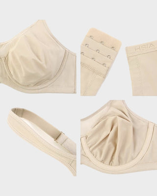 Plus Size Verkoelende Minimizer BH met Volledige Bedekking