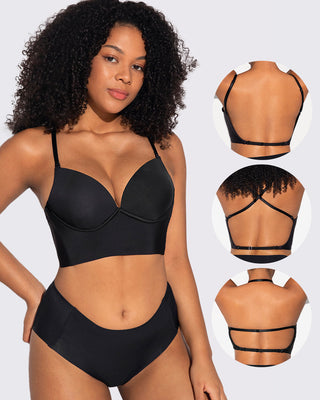 Naadloze Diepe V-Rugloze BH