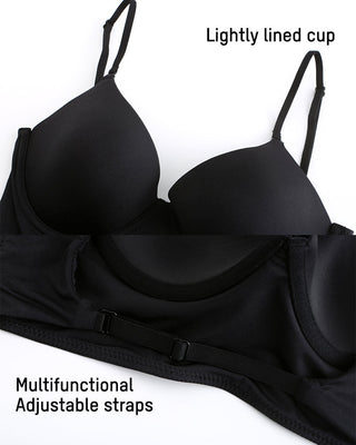 Naadloze Diepe V-Rugloze BH