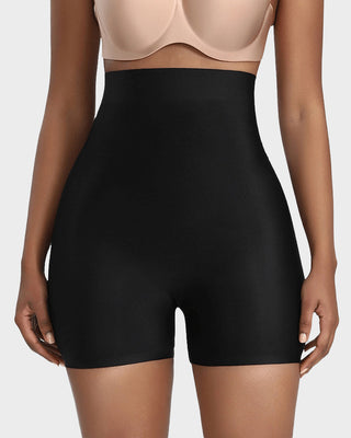 Naadloze High-Waist Shapewear Shorts met Booty Lift & Tummy Control