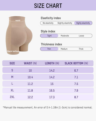 Naadloze High-Waist Shapewear Shorts met Booty Lift & Tummy Control
