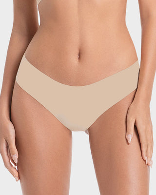 Naadloze Ice-Silk Low-Rise Dames Slips (5-Pack)