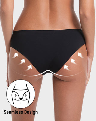 Naadloze Ice-Silk Low-Rise Dames Slips (5-Pack)