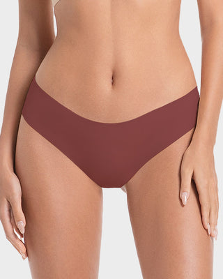 Naadloze Ice-Silk Low-Rise Dames Slips (5-Pack)