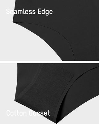 Naadloze Ice-Silk Low-Rise Dames Slips (5-Pack)