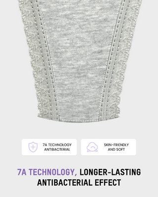 Naadloze Strings met Lage Taille en Kant (3-pack)