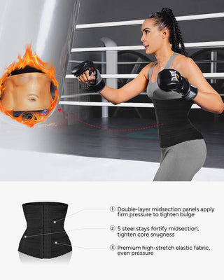 Getailleerde Tailletrainer met Stalen Baleinen