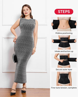 Getailleerde Tailletrainer met Stalen Baleinen