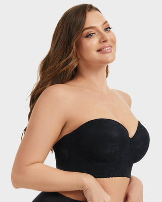 Gladmakende Kant Longline Straploze Beugel-BH