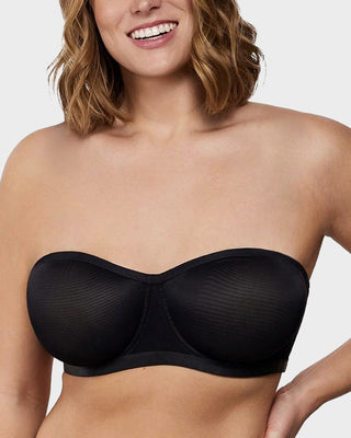Strapless Mesh Beugel-Balconette BH