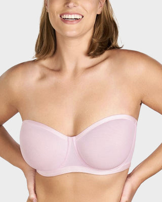 Strapless Mesh Beugel-Balconette BH