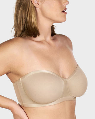 Strapless Mesh Beugel-Balconette BH