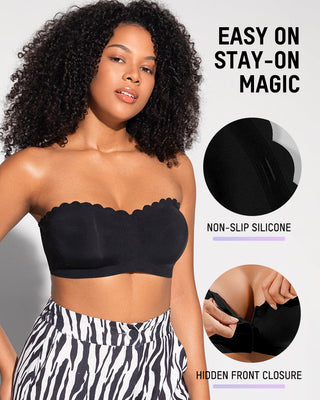 Yack Saint® Strapless Voor-Sluiting Beha met Luipaardprint