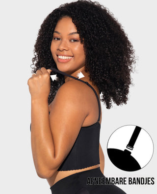 Sujetador sin tirantes con espalda baja