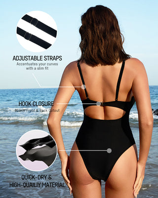 Dames Badpak – Flatterend, Speels & Hoog uitgesneden