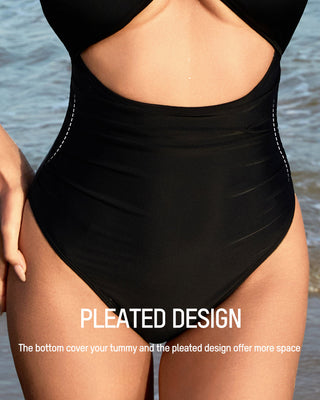 Dames Badpak – Flatterend, Speels & Hoog uitgesneden