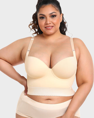 Longline Push-Up BH met Ingebouwde Shapewear