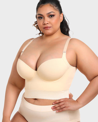 Longline Push-Up BH met Ingebouwde Shapewear