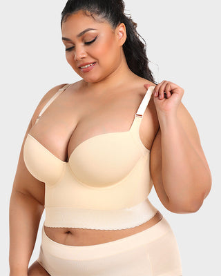 Longline Push-Up BH met Ingebouwde Shapewear