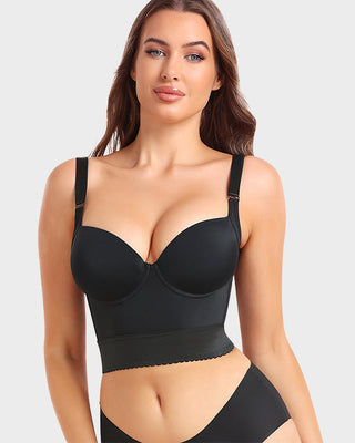 Longline Push-Up BH met Ingebouwde Shapewear
