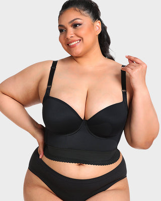 Longline Push-Up BH met Ingebouwde Shapewear