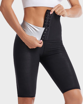 High Waist Tummy Control 5/8 Workout Sauna Legging