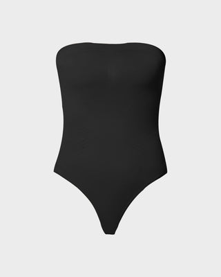 Naadloze Bandeau Shaping Bodysuit met Afneembare Bandjes