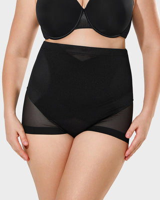 Hoge Taille Mesh Shapewear Panty met Billift