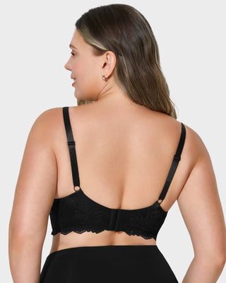 Kanten Push-Up BH – Volledige Bedekking