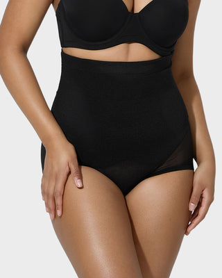 Hoge Taille Mesh Shapewear Panty met Billift