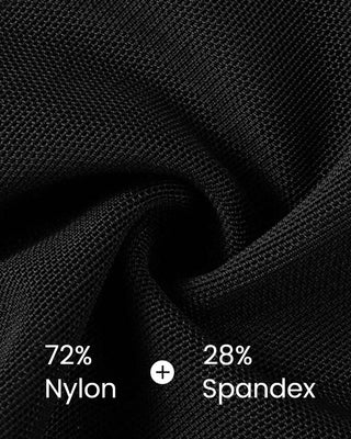 Hoge Taille Criss-Cross Mesh Corrigerende Shorts tot Halverwege het Bovenbeen