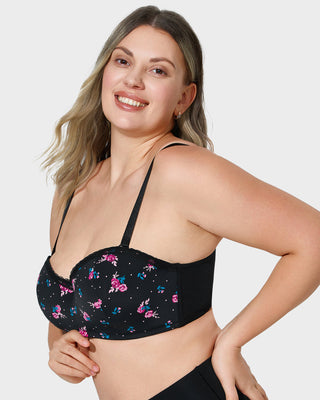 Beugel-BH met Voorgevormde Cups en Kantafwerking – Afneembare Bandjes