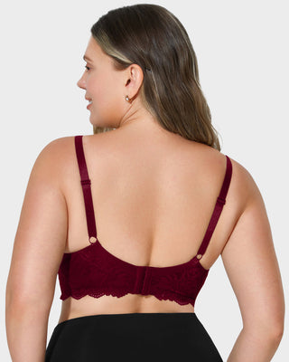 Kanten Push-Up BH – Volledige Bedekking