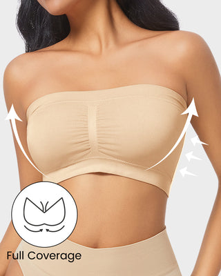 Naadloze Comfort Strapless Bandeau BH zonder Padding