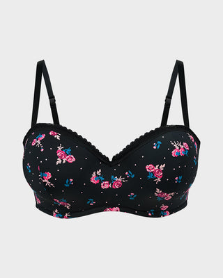 Beugel-BH met Voorgevormde Cups en Kantafwerking – Afneembare Bandjes