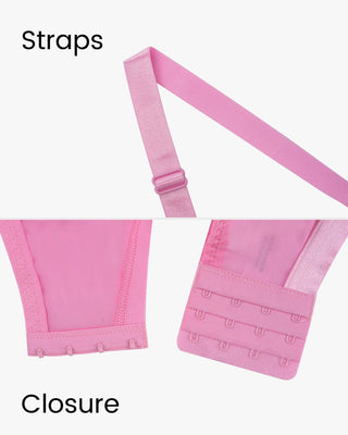 Sujetador de encaje con cobertura total y efecto minimizador