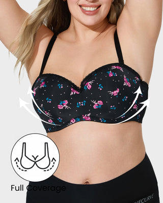 Beugel-BH met Voorgevormde Cups en Kantafwerking – Afneembare Bandjes