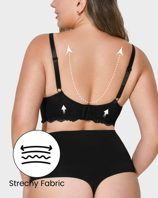 Kanten Push-Up BH – Volledige Bedekking