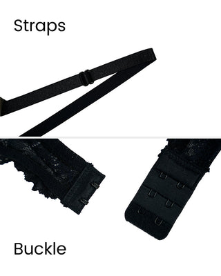 Kanten Push-Up BH – Volledige Bedekking