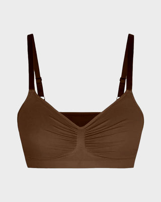 Dames Beugelloze Sculpt BH met Volledige Dekking en Zonder Vulling