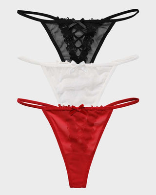 Mesh V-String met Kantafwerking