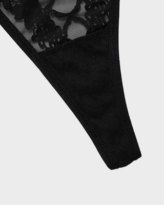 Mesh V-String met Kantafwerking