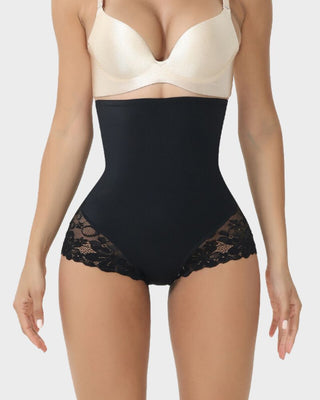 Faja moldeadora con cintura ultra alta y encaje