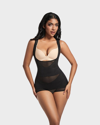 Body Shaper met Open Borst en Kruiscompressie