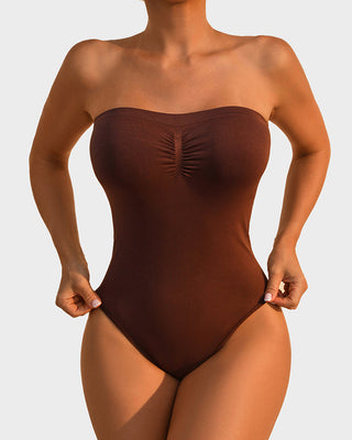 Strapless Bodysuit met Buikcontrole en Sculpting Effect